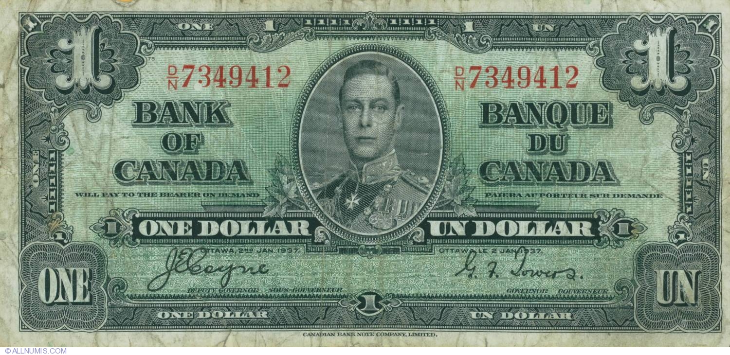 Canadian dollarCanadian Dollar 1937